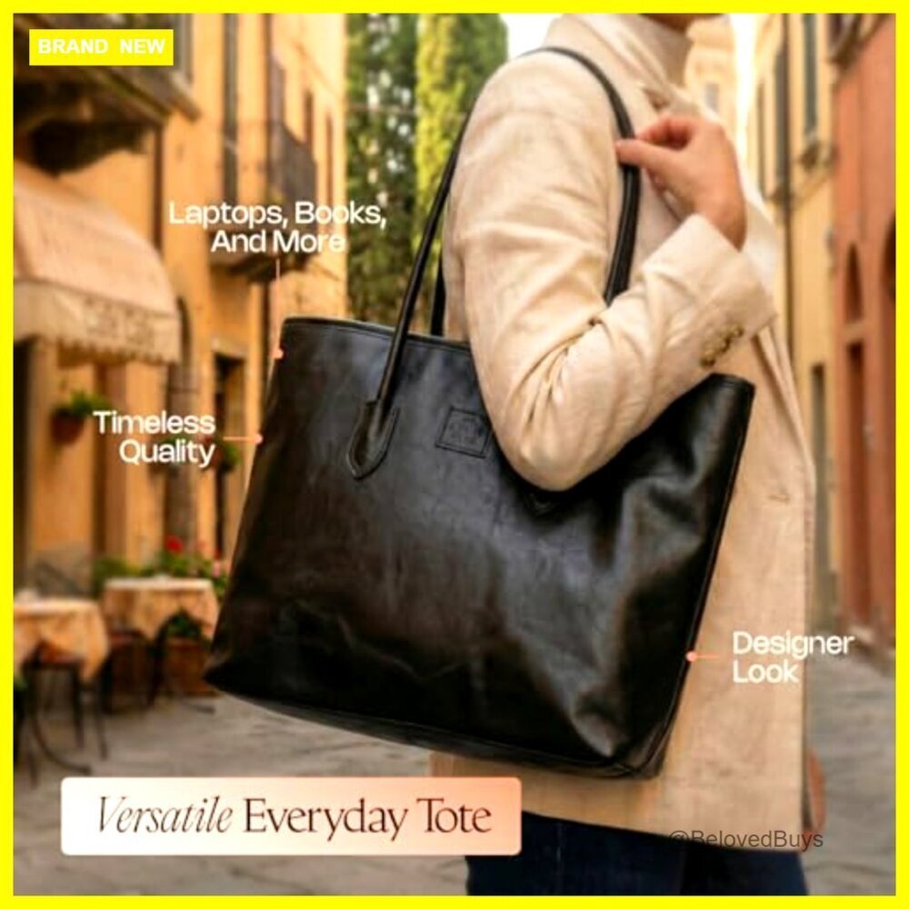 Lightweight Packable Tote Bag with Zipper Closure for Travel - Picture 2 of 7